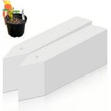 300PCS 10×2cm White Plastic Plant Labels Garden Name Tags