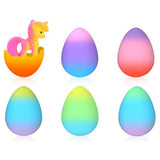 6PCS Unicorn Hatching Rainbow Eggs – Growing Toy Set