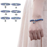 6Pcs Turkish Evil Eye Bracelet Greek Style Bangle Fashion Jewellery