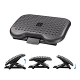 3-Height Adjustable Under Desk Footrest Foot Stool Under Desk