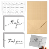 40PCS Thank You Cards with 40 Envelopes and 42 Stickers for Weddings Graduation