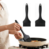 2 PCS Large and Small Silicone Basting Brushes for BBQ Baking and Oil
