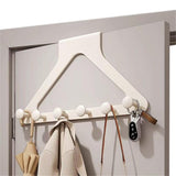 No Drill Over-the-Door Hanger Organizer Doors Towel Racks for Bathroom