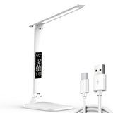 LED Desk Lamp Bedside Study Reading Table USB Charging Adjustable Light