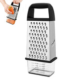 Cheese Grater With Container Box Grater Stainless Steel Graters for Kitchen