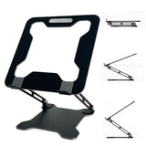 Adjustable Laptop Stand for Desk, Metal Foldable Laptop Riser Ventilated Cooling Lectern for Desk