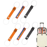 6 PCS Add a Bag Luggage Straps Adjustable Bungee Elastic Belt