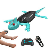 RC Wall Climbing Chameleon Toy with LED Eyes