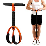 Pedal Resistance Band with Handles for Home Exercise and Fitness Training