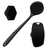 3PCS Silicone Back Scrubber for Shower Exfoliating Back Brush for Back