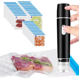 Portable Handheld Vacuum Sealer Type C Charging with 30 Reusable Bags