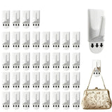 36 PCS Removable No Drill Adhesive Square Wall Hooks