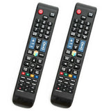 2PCS Replacement TV Remotes Compatible with Samsung AA59 Series LCD TVs