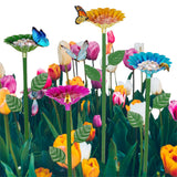 4PCS Bee Watering Station Metal Bee Water Feeder Colorful Bee Bath Bowl For Outdoor