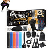 Christmas Fitness Advent Calendar Countdown Gym Gift Set for Men