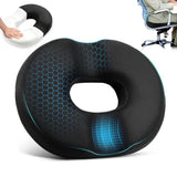 Donut Pillow Seat Cushion Memory Foam Chair Cushion for Office & Home