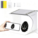 LED Light Box Photography Photo Studio Portable Tent Backdrop Lighting Cube