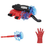 Spider Web Launcher Toy Set with Gloves Superhero Wrist Shooter for Role Play