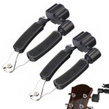 2Pcs 3 in 1 Guitar String Winder Cutter Bridge Pin Puller - All in One Guitar Tool