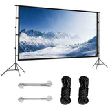 Projector Screen with Stand Portable Projector Screen Outdoor Indoor with Carry Bag