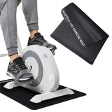 Non-Slip Ellipse Leg Exerciser Mat for Under-Desk Elliptical Workout Machines