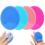 4 PCS Scrubber Soft Silicone Facial Cleansing Brush for Deep Cleaning