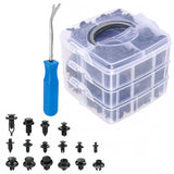625 PCS Car Trim Clip Fastener Kit 16 Sizes with Tool and Box