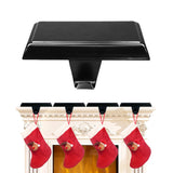 Set of 4 Metal Christmas Stocking Holders for Mantle Table and Window Display