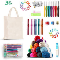 73Pcs Set Beginner Knitting Kit Handmade Needlework Tool  Set with Storage Bag