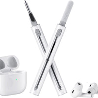 2 Set of Multi-Function Cleaning Kit for Bluetooth Earphones Pen Shape with Flocking Sponge for Digital Devices