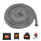 2mm Fiberglass Wood Stove Rope Gasket graphite high temp tape fire door seal