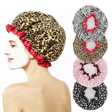 4 PCS Shower Cap Protection Hair Bath Caps for Women