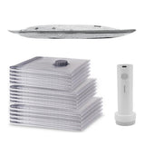 18 PCS Vacuum Storage Bags for Travel with Rechargeable Electric Air Pump