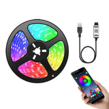 5m Waterproof RGB LED Strip Bluetooth 5050 with APP Control