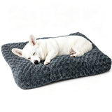 Dog Bed Pet Calming Washable Soft Warm Plush Mattress Cushion