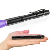 395nm Mini Pen Light with Clip for Leak Pet Urine Scorpion