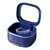 Retainer Cleaning Machine USB Rechargeable Cleaner for Glasses Jewelry Blue