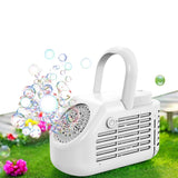 40 Holes Electric Bubble Machine Automatic Bubble Maker for Party Stage Wedding White