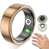 Smart Ring for Men Women Fitness Activity Tracker Ring with Step Counter Gold