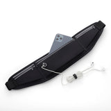 Running Belt Waist Pack Ultra Light Water Resistant Fitness Belt Waist Bag Black