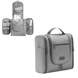 Expandable Travel Toiletry Bag Cosmetic Organizer Bag Makeup Case Gray