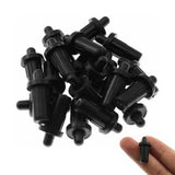 20PCS Plastic Spring Pivot Pins for Plantation Shutters Black