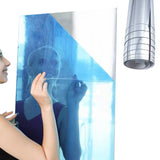 Self-Adhesive Mirror Sticker Roll Flexible Mirror Sheet for Bedroom Office DIY Decoration