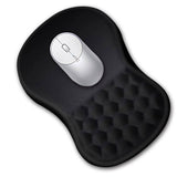 Ergonomic Computer Mouse Pad Memory Foam Wrist Rest Support for Home Office Black
