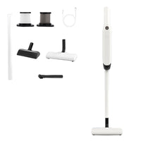 Cordless Vacuum Cleaner Rechargeable Handheld Vacuum for Hardwood Floor White