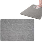 PVC Shower Mat Non-Slip Bath Mat Quick Drying Loofah Style Bathmat Style 1