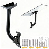 39CM Adjustable Mount Compatible with Starlink Gen 3 V3 4 4X Carbon Steel Wall Roof Mount Bracket Black