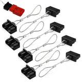 8pcs Dust Cap Black Plug Cover Style Connectors 50AMP Battery Caravan