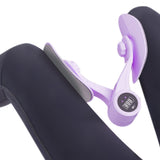 Thigh Trainer with Smart Counter Adjustable Exercise Equipment for Leg and Core Exercises Purple
