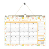2024-2025 Wall Calendar 18 Months Hanging Planner Poster Style 2
